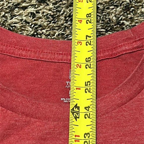 NFL Red Patriots Short Sleeve Tee New England mens size Large - Picture 5 of 6